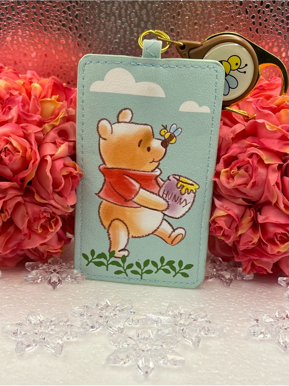 Winnie the Pooh women’s ID Holder in Light Blue